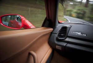 Spirited drive in a Ferrari