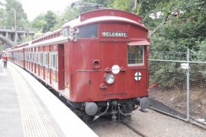 Red Rattler train returns to railways